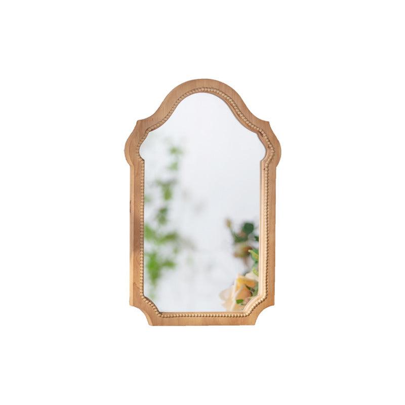 Vintage solid wood square wall decor mirror in retro American style Vintage Solid Wood Wall Decor