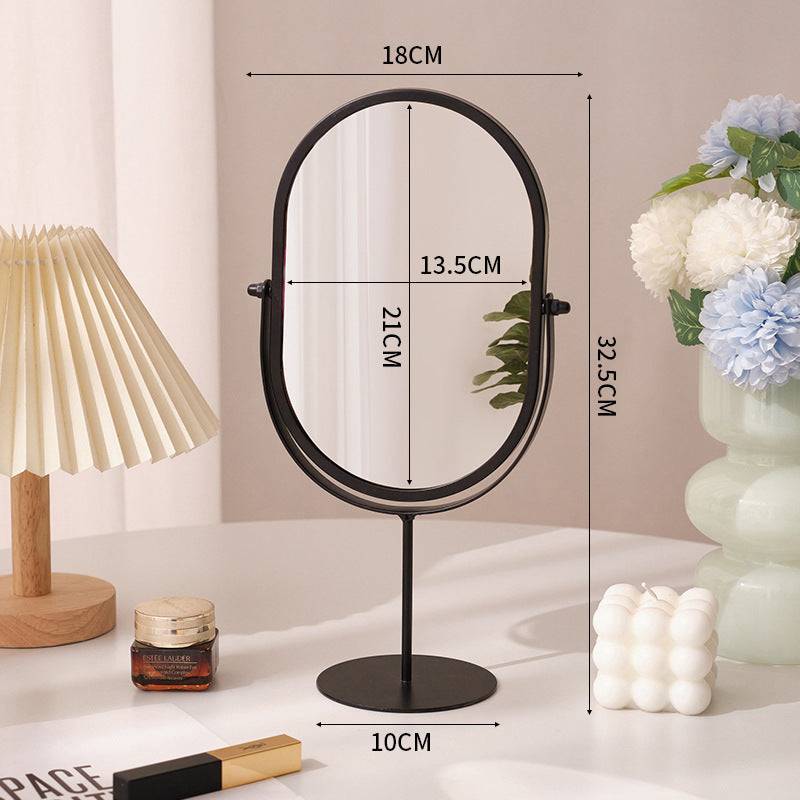 Household High-value Dressing Table Bedroom Desktop Makeup Mirror Lightweight